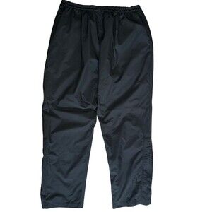 FootJoy DryJoys Rain Pants Mens XL Black Waterproof Golf Zip Leg